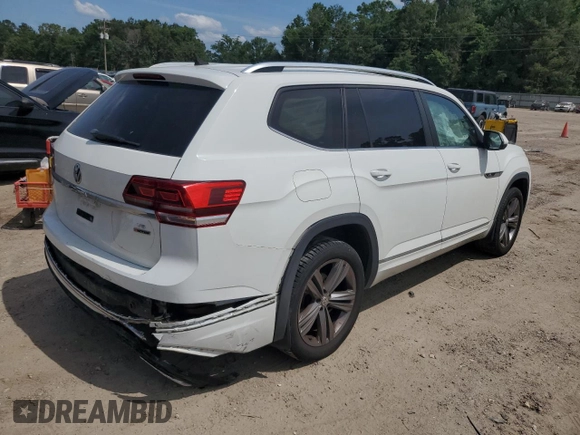 2018 Volkswagen Atlas SE with VIN 1V2PR2CA4JC520706, listed as a Copart auction lot 57173655 with 119,753 mi miles and Salvage title. Bid and sale history available at DreamBid. Image 3.