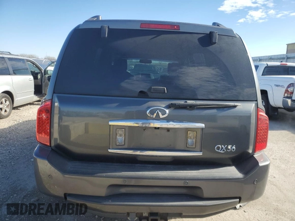 2007 Infiniti QX56 with VIN 5N3AA08C27N806356, listed as a Copart auction lot 83787164 with 303,856 mi miles and Salvage Title. Bid and sale history available at carsss.com. Image 6.