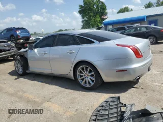 2015 Jaguar XJ with VIN SAJWJ1CD1F8V75232, listed as a Copart auction lot 57605685 with 146,314 mi miles and Salvage title. Bid and sale history available at DreamBid. Image 2.
