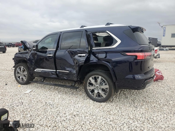2024 Toyota Sequoia SR5 with VIN 7SVAAABA9RX039208, listed as a Copart auction lot 45027245 with 0 mi miles and Salvage Title. Bid and sale history available at carsss.com. Image 2.