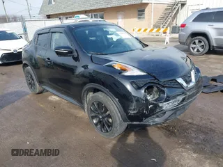 2016 Nissan Juke SL with VIN JN8AF5MV4GT654907, listed as a IAAI auction lot 41667043 with 80,240 mi miles. Bid and sale history available at carsss.com. Image 1.