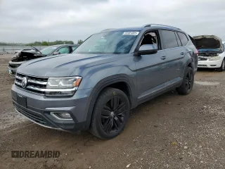 2019 Volkswagen Atlas SEL with VIN 1V2MR2CA5KC539270, listed as a Copart auction lot 53301005 with 111,245 mi miles and Salvage title. Bid and sale history available at DreamBid. Image 1.