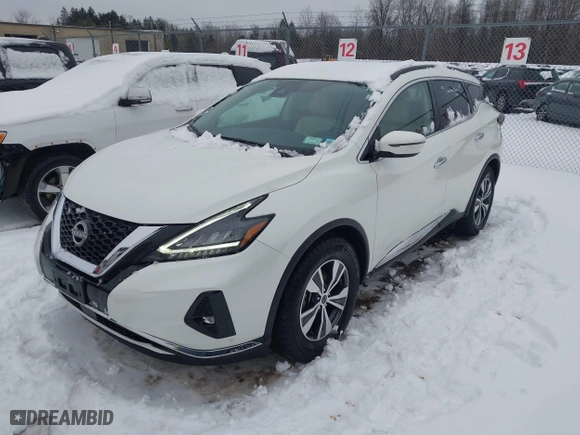 2023 Nissan Murano SV with VIN 5N1AZ2BSXPC130666, listed as a IAAI auction lot 41432365 with 42,772 mi miles. Bid and sale history available at carsss.com. Image 18.