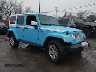 2017 Jeep Wrangler Unlimited 75th Anniversary z VIN 1C4HJWEG0HL620656, wystawiony jako IAAI lot #41941273 z przebiegiem 164 299 mil mil oraz . Historia ofert i sprzedaży dostępna na DreamBid. Obrazek 1.
