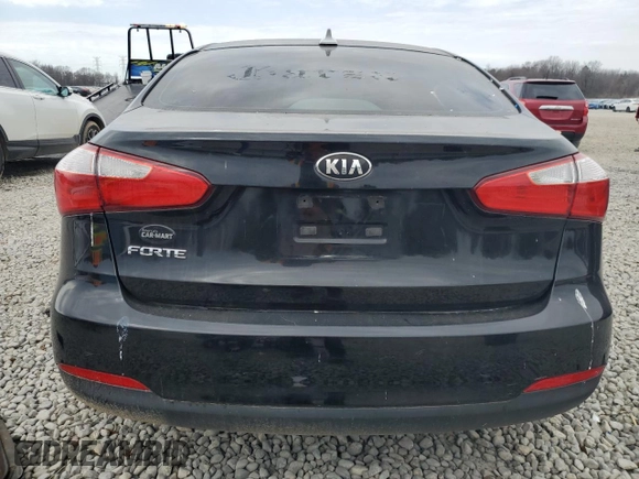 2014 Kia Forte LX with VIN KNAFX4A64E5082774, listed as a Copart auction lot 47568665 with 126,762 mi miles and Salvage Title. Bid and sale history available at carsss.com. Image 6.
