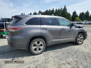 2015 Toyota Highlander Limited с VIN 5TDDKRFH9FS115196, выставлен на аукционе Copart как лот 61148135 с пробегом 115 623 миль миль и Списание • Salvage title. История ставок и продаж доступна на DreamBid. Изображение 3.
