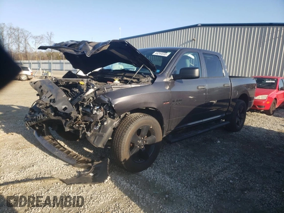 2018 Ram 1500 Express z VIN 1C6RR6KT4JS141691, wystawiony jako Copart lot #44244695 z przebiegiem 62 980 mil mil oraz Szkoda całkowita • Salvage title. Historia ofert i sprzedaży dostępna na DreamBid. Obrazek 1.
