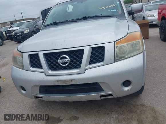 2010 Nissan Armada SE z VIN 5N1BA0ND2AN606062, wystawiony jako IAAI lot #41970658 z przebiegiem 210 541 mil mil oraz . Historia ofert i sprzedaży dostępna na DreamBid. Obrazek 6.