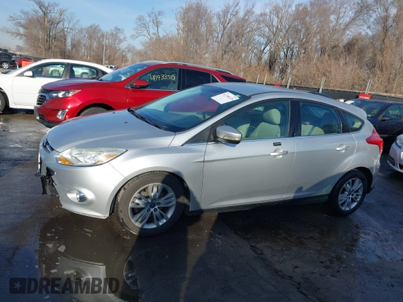 2012 Ford Focus SEL with VIN 1FAHP3M22CL413512, listed as a IAAI auction lot 41758125 with 161,857 mi miles. Bid and sale history available at carsss.com. Image 14.