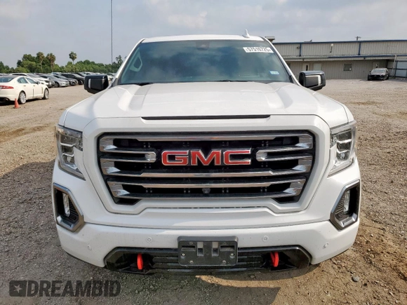 2021 GMC Sierra 1500 AT4 with VIN 3GTP9EEL9MG124953, listed as a Copart auction lot 57510725 with 64,609 mi miles and Salvage title. Bid and sale history available at DreamBid. Image 5.
