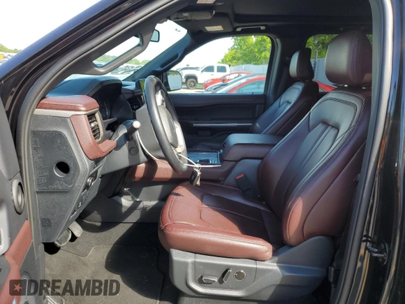 2024 Ford Expedition Max Limited с VIN 1FMJK1K81REA65202, выставлен на аукционе Copart как лот 57510445 с пробегом 45 982 миль миль и Чистый • Clean title. История ставок и продаж доступна на DreamBid. Изображение 7.