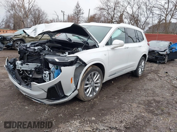 2024 Cadillac XT6 AWD Premium Luxury with VIN 1GYKPDRS5RZ755230, listed as a IAAI auction lot 41219059 with Not Provided miles. Bid and sale history available at carsss.com. Image 2.
