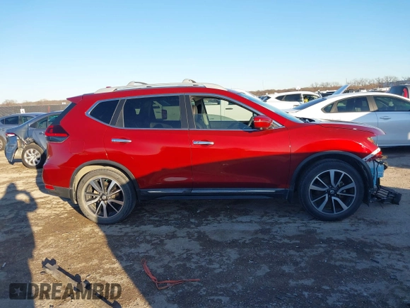 2020 Nissan Rogue SL with VIN 5N1AT2MT3LC740653, listed as a IAAI auction lot 41299399 with 44,599 mi miles. Bid and sale history available at carsss.com. Image 13.