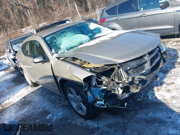 2009 Dodge Avenger SXT with VIN 1B3LC56D39N546448, listed as a IAAI auction lot 41364157 with 161,687 mi miles and . Bid and sale history available at DreamBid. Image 1.