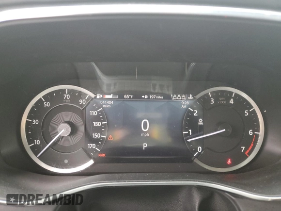 2023 Jaguar F-Pace S with VIN SADCJ2EX7PA711697, listed as a Copart auction lot 60077815 with 41,404 mi miles and Salvage title. Bid and sale history available at DreamBid. Image 9.