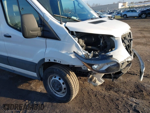 2023 Ford Transit Cargo with VIN 1FTBR1C8XPKB46362, listed as a IAAI auction lot 41530807 with 46,779 mi miles and . Bid and sale history available at carsss.com. Image 17.
