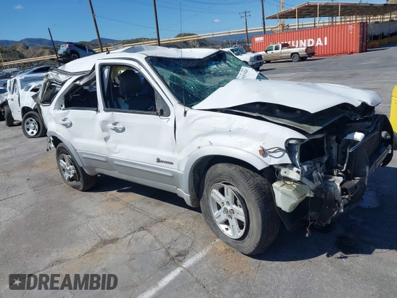 2005 Ford Escape Hybrid with VIN 1FMCU96H55KD91317, listed as a IAAI auction lot 41813426 with 250,978 mi miles. Bid and sale history available at carsss.com. Image 1.