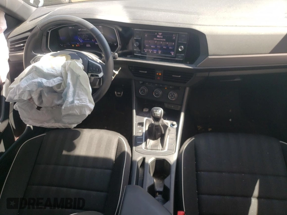 2024 Volkswagen Jetta Sport with VIN 3VWAM7BU4RM023323, listed as a Copart auction lot 59050035 with 7,322 mi miles and Salvage title. Bid and sale history available at DreamBid. Image 8.