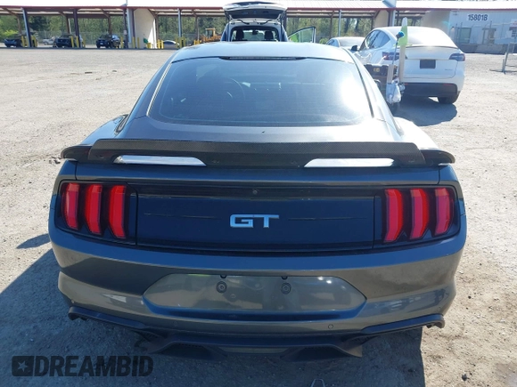 2018 Ford Mustang GT with VIN 1FA6P8CF4J5185412, listed as a IAAI auction lot 42077594 with 44,654 mi miles and . Bid and sale history available at DreamBid. Image 16.