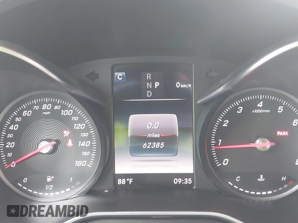 2018 Mercedes-Benz C 300 with VIN WDDWF4JB9JR347779, listed as a IAAI auction lot 42265597 with 62,385 mi miles and . Bid and sale history available at DreamBid. Image 7.