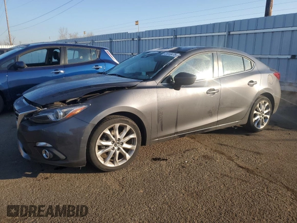 2014 Mazda 3 S Grand Touring with VIN JM1BM1W38E1195867, listed as a Copart auction lot 41918475 with 49,100 mi miles and Salvage Title. Bid and sale history available at DreamBid. Image 1.