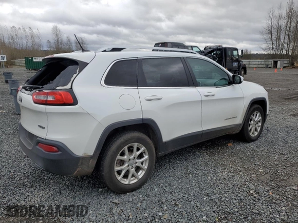 2015 Jeep Cherokee North with VIN 1C4PJMCB2FW594225, listed as a Copart auction lot 80424404 with 126,879 mi miles and Salvage Title. Bid and sale history available at carsss.com. Image 3.