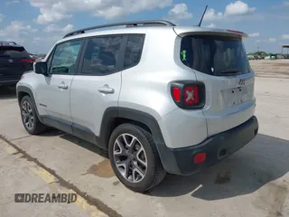 2015 Jeep Renegade Latitude with VIN ZACCJABT3FPC06455, listed as a IAAI auction lot 41974571 with 95,080 mi miles and . Bid and sale history available at DreamBid. Image 3.