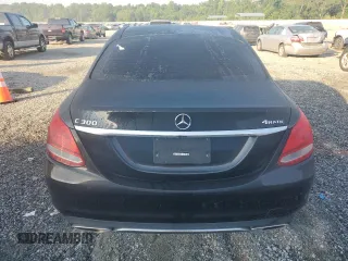 2017 Mercedes-Benz C 300 with VIN 55SWF4KB7HU210587, listed as a Copart auction lot 61988255 with 147,206 mi miles and Clean title. Bid and sale history available at DreamBid. Image 6.