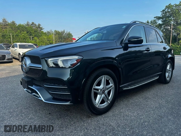 2020 Mercedes-Benz GLE 350 with VIN 4JGFB4KB7LA110886, listed as a Copart auction lot 60908345 with 83,289 mi miles and Clean title. Bid and sale history available at DreamBid. Image 2.