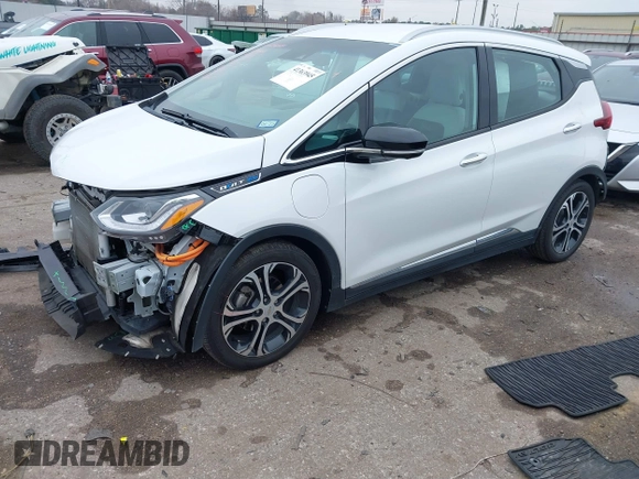 2018 Chevrolet Bolt EV Premier with VIN 1G1FX6S02J4133190, listed as a IAAI auction lot 41363945 with 57,228 mi miles. Bid and sale history available at carsss.com. Image 18.