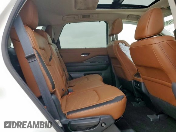 2024 Nissan Pathfinder Platinum with VIN 5N1DR3DG5RC277704, listed as a Copart auction lot 57171205 with 16,360 mi miles and Salvage title. Bid and sale history available at DreamBid. Image 11.