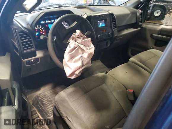 2016 Ford F-150 XL with VIN 1FTMF1C80GKD69365, listed as a Copart auction lot 64180135 with 112,667 mi miles and Salvage title. Bid and sale history available at DreamBid. Image 8.