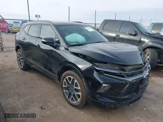 2023 Chevrolet Blazer RS with VIN 3GNKBERSXPS103344, listed as a IAAI auction lot 41612092 with 58,925 mi miles. Bid and sale history available at carsss.com. Image 1.