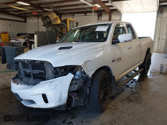 2014 Ram 1500 Sport with VIN 1C6RR7HT5ES367788, listed as a IAAI auction lot 42465965 with 102,578 mi miles and . Bid and sale history available at DreamBid. Image 2.