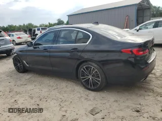 2021 BMW 5 Series 530i xDrive with VIN WBA13BJ02MCF32215, listed as a Copart auction lot 55779575 with 67,983 mi miles and Salvage title. Bid and sale history available at DreamBid. Image 2.