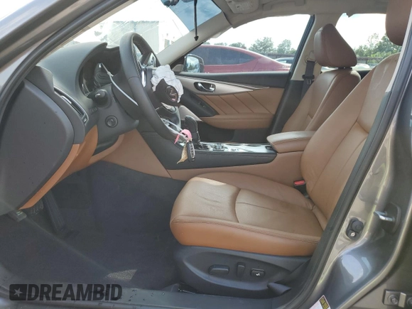 2024 Infiniti Q50 Luxe with VIN JN1EV7BR6RM630092, listed as a Copart auction lot 56903184 with 4,846 mi miles and Salvage Title. Bid and sale history available at DreamBid. Image 7.