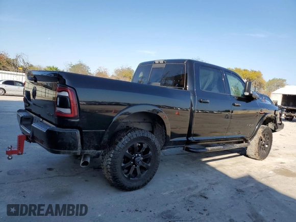 2019 Ram 2500 Laramie with VIN 3C6UR5FLXKG589053, listed as a Copart auction lot 84623114 with 0 mi miles and Salvage Title. Bid and sale history available at carsss.com. Image 3.