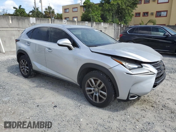 2015 Lexus NX 200t with VIN JTJYARBZ6F2016701, listed as a Copart auction lot 55322835 with 110,050 mi miles and Salvage title. Bid and sale history available at DreamBid. Image 4.