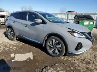 2023 Nissan Murano SL with VIN 5N1AZ2CS6PC134308, listed as a Copart auction lot 42915025 with 23,972 mi miles and Non Repairable. Bid and sale history available at carsss.com. Image 4.