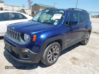 2017 Jeep Renegade Latitude with VIN ZACCJABB0HPG37040, listed as a IAAI auction lot 42082007 with 56,401 mi miles and . Bid and sale history available at DreamBid. Image 17.