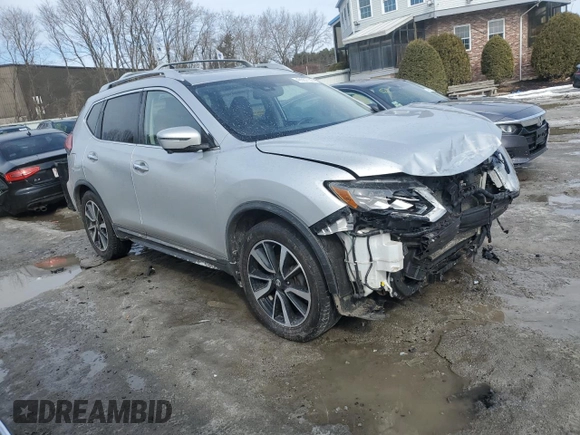 2017 Nissan Rogue SV z VIN JN8AT2MT7HW149353, wystawiony jako Copart lot #46567735 z przebiegiem 106 352 mil mil oraz Szkoda całkowita • Salvage title. Historia ofert i sprzedaży dostępna na DreamBid. Obrazek 4.
