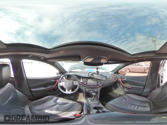 2014 Dodge Dart GT with VIN 1C3CDFEB2ED791019, listed as a Copart auction lot 50613175 with 0 mi miles and Salvage Title. Bid and sale history available at carsss.com. Image 13.