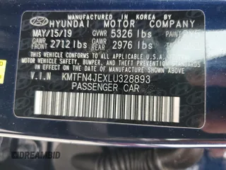 2020 Genesis G80 3.8L with VIN KMTFN4JEXLU328893, listed as a Copart auction lot 88111025 with 46,039 mi miles and Salvage Title. Bid and sale history available at DreamBid. Image 13.