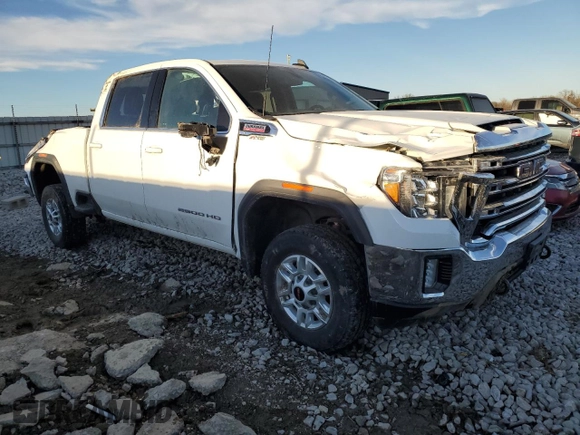 2023 GMC Sierra 2500HD SLE z VIN 1GT49MEY4PF143845, wystawiony jako Copart lot #48403215 z przebiegiem 47 843 mil mil oraz Szkoda całkowita • Salvage title. Historia ofert i sprzedaży dostępna na DreamBid. Obrazek 4.