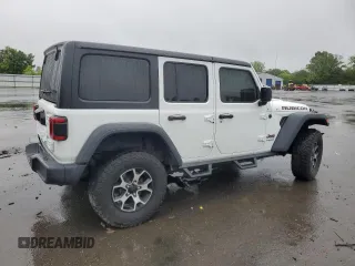 2019 Jeep Wrangler Unlimited Rubicon with VIN 1C4HJXFG8KW678265, listed as a Copart auction lot 57700695 with 120,950 mi miles and Salvage title. Bid and sale history available at DreamBid. Image 3.