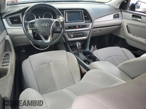 2018 Hyundai Sonata SEL with VIN 5NPE34AFXJH618485, listed as a Copart auction lot 50885105 with 70,569 mi miles and Salvage Title. Bid and sale history available at DreamBid. Image 8.