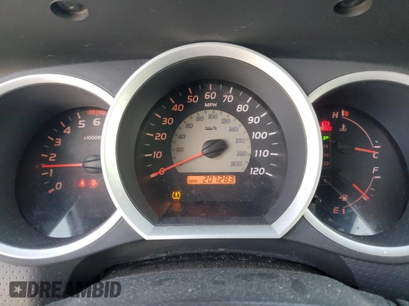 2011 Toyota Tacoma with VIN 5TFUU4EN7BX001058, listed as a Copart auction lot 45468785 with 207,283 mi miles and Clean Title. Bid and sale history available at carsss.com. Image 9.