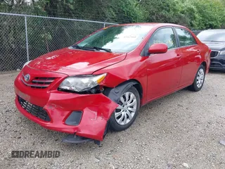 2013 Toyota Corolla L with VIN 2T1BU4EE1DC959881, listed as a IAAI auction lot 42167160 with 83,502 mi miles and . Bid and sale history available at DreamBid. Image 2.