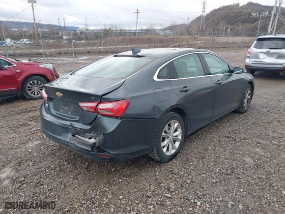 2019 Chevrolet Malibu LT with VIN 1G1ZD5ST4KF143378, listed as a IAAI auction lot 41805693 with 101,130 mi miles. Bid and sale history available at carsss.com. Image 4.