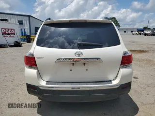 2012 Toyota Highlander Limited with VIN 5TDYK3EH0CS052470, listed as a Copart auction lot 62135025 with 136,043 mi miles and Salvage title. Bid and sale history available at DreamBid. Image 6.